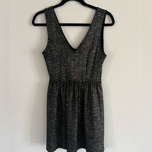 Shimmery skater mini dress